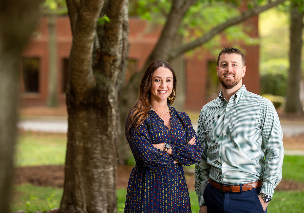 Portrait of Sarah Fulton and Wes Ashworth of The Lee Group